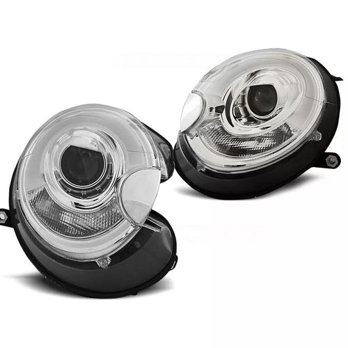 Fari led frecce luce diurna per Mini Cooper 2006-2014 cromato
