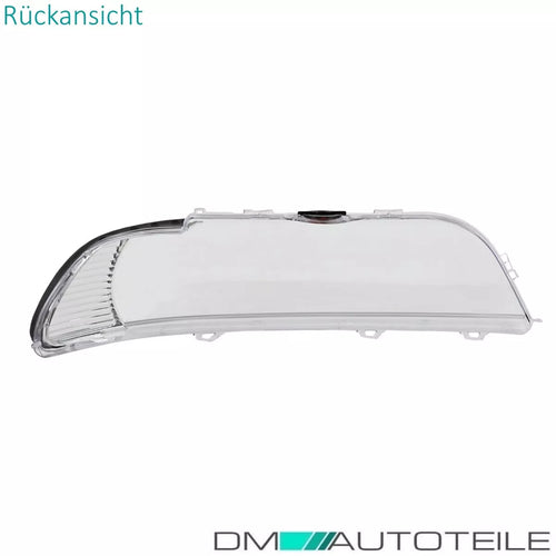 Vetro faro FACELIFT alloggiamento disco a dispersione bianco per BMW E39 00>