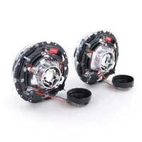 Vetro trasparente Angel Eyes faro mirino nero per VW T2 73-79 + T3 79-92