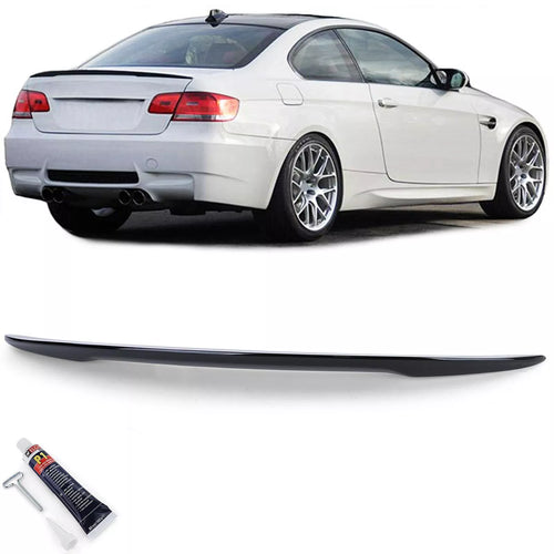 Spoiler posteriore sportivo labbro nero lucido per BMW Serie 3 E92 Coupe 06-13