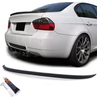 Spoiler posteriore sportivo nero opaco, per BMW Serie 3 E90 berlina 05-11