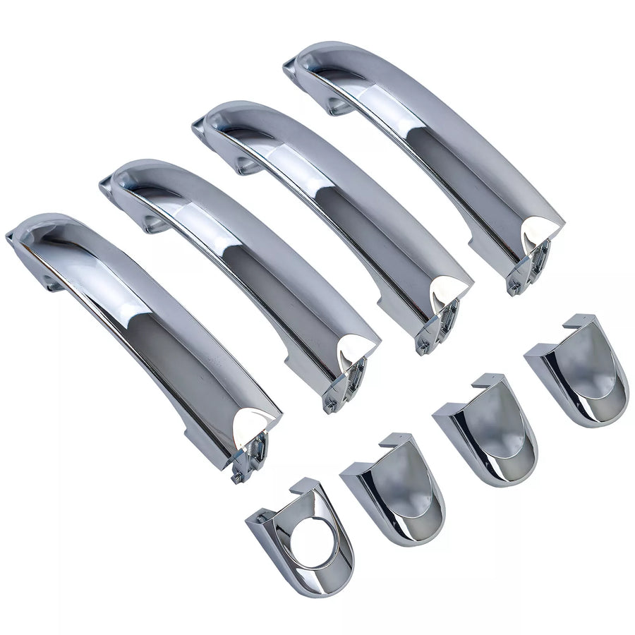 Set 4 maniglie porte esterne cromate da sostituire per VW Bus T5 03-09 Multivan