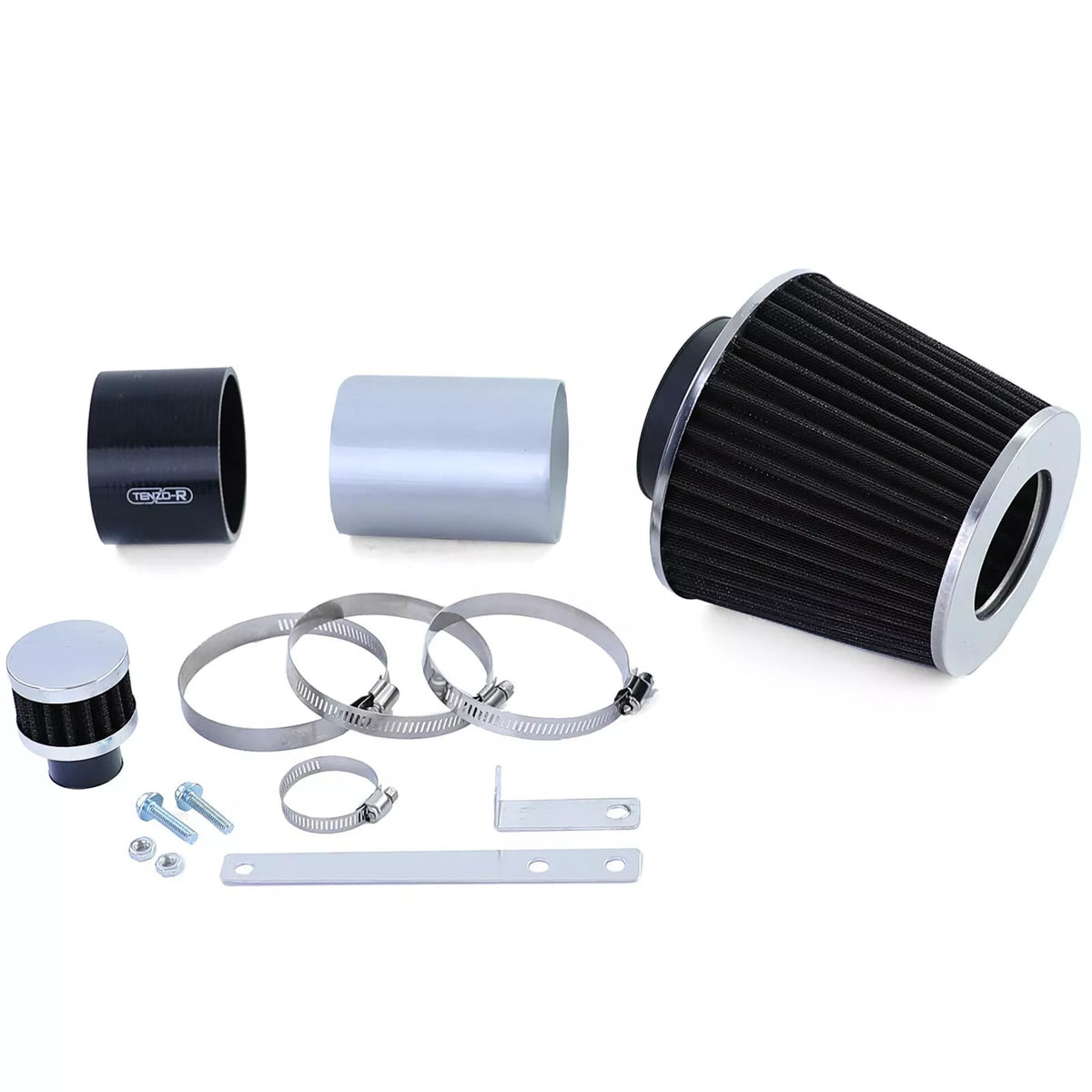 Kit aspirazione aria con filtro aria sportivo nero per Audi TT 8N 1.8 4Zyl