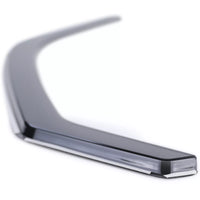 Deflettori pioggia antivento nero fumo per VW Bus T5 dal 2003 al 2015