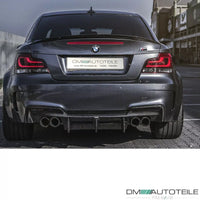 Spoiler Posteriore Nero Opaco per BMW Serie 1 E82 Coupe