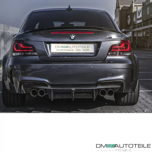Spoiler Posteriore Nero Opaco per BMW Serie 1 E82 Coupe