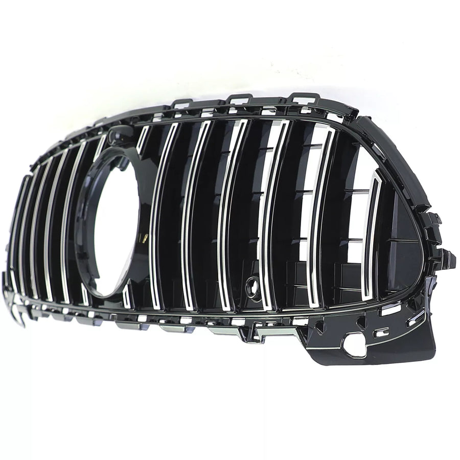 Griglia radiatore sportiva nera cromata, per Mercedes Classe C W206 S206 dal 21
