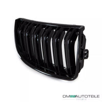 SET Griglia Doppio Ponte per BMW Serie 3 E90 E91 05-08 Nero Lucido