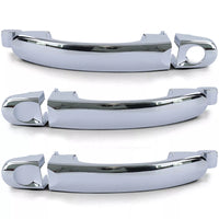 Set 3 maniglie porte esterne cromate da sostituire per VW Bus T5 03-09