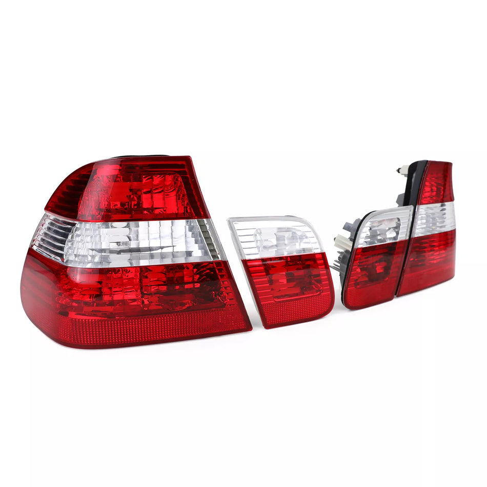 Fanali posteriori Facelift rosso chiaro adatti per BMW Serie 3 E46 berlina 01-05