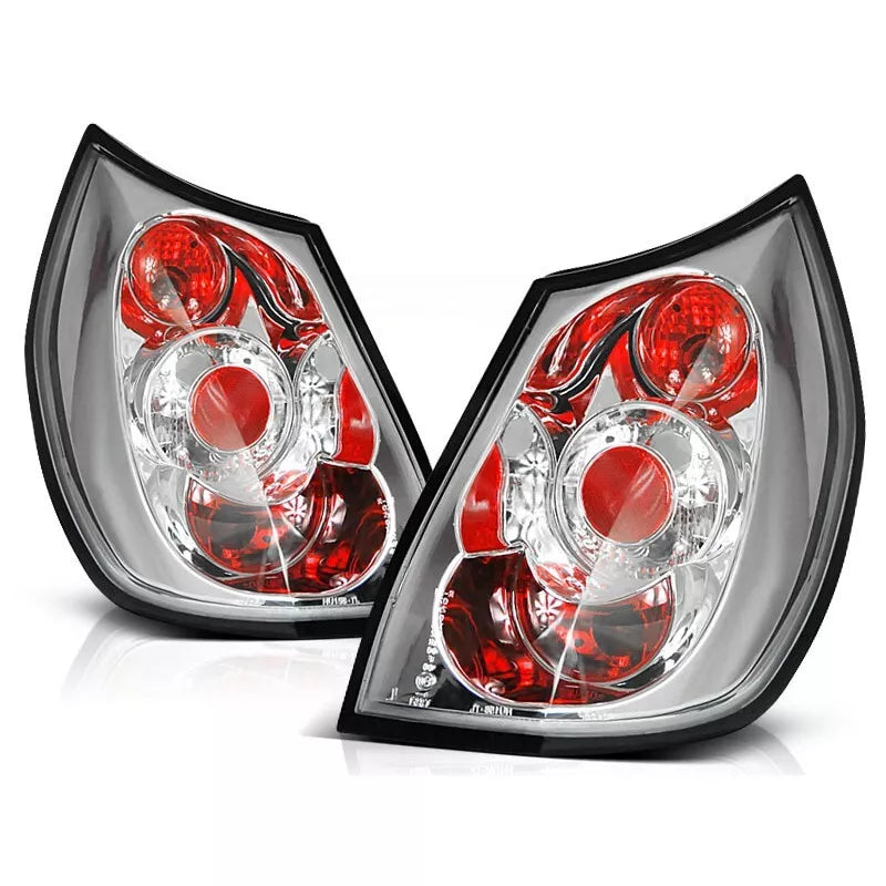 Set luci posteriori cromati per Renault Scenic JM dall'anno 2003-2006