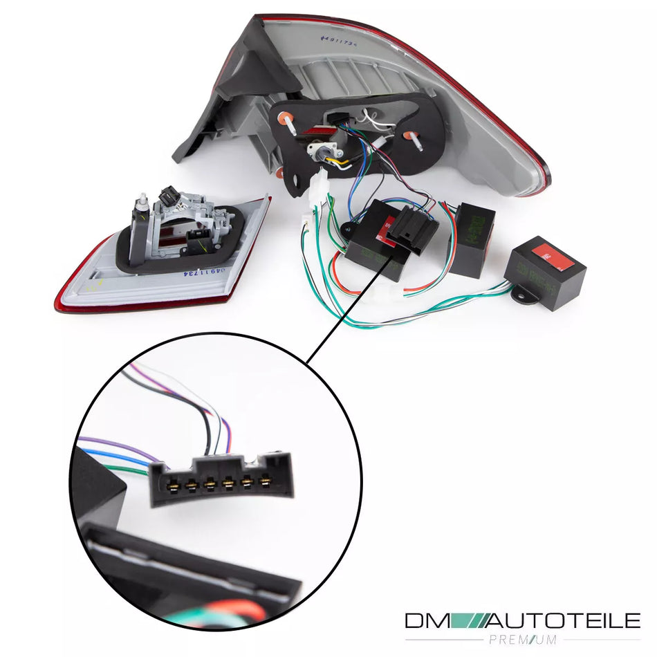 Luci posteriori LED Lightbar LCI rosso ciliegia per BMW Serie 3 E92 Coupe 2006-