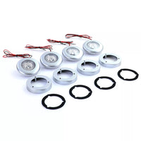 4x Luci Interne Hella Celis Argento, per Barca Caravan Camper 9 - 32 Volt