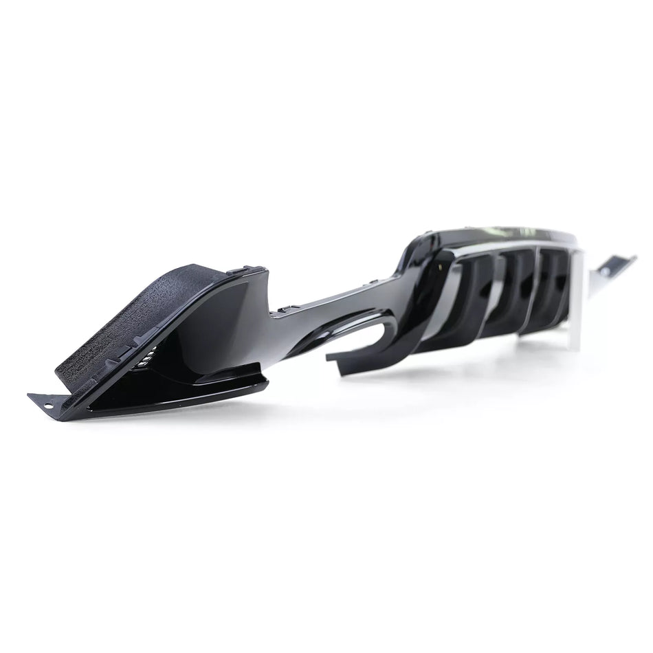Diffusore posteriore-performance lucido doppio tubo-per Serie 4 BMW F32 F33 F36