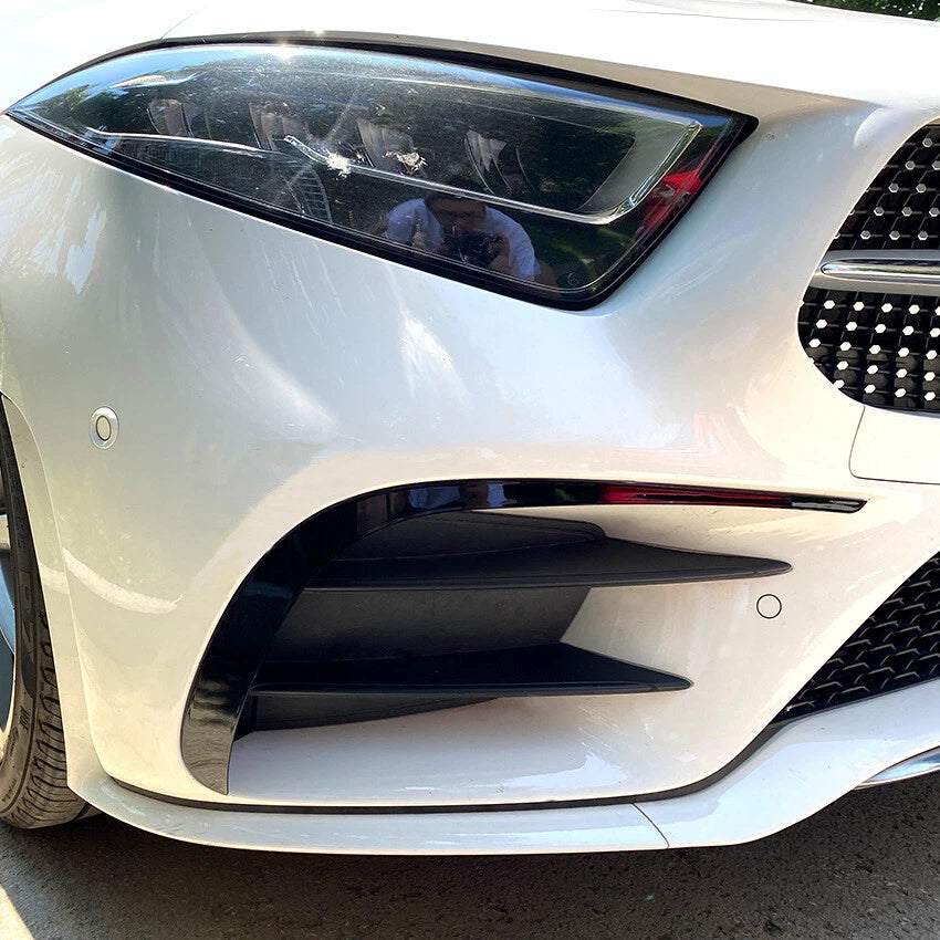 per MERCEDES C257 X257 CLS AMG LINE pre-lifting ANTERIORE AERO FLAPS SPOILER