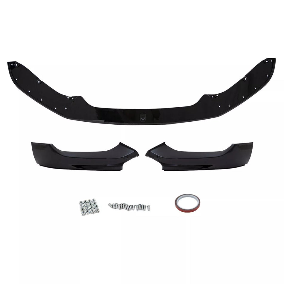 Spoiler anteriore Nero Lucido per BMW Serie 1 F20 F21 LCI M Sport