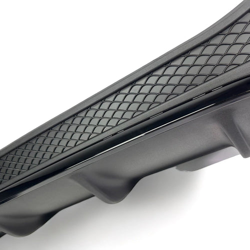 Diffusore + Terminali di Scarico 2x2 (NERO) per MERCEDES CLASSE W166 GLE