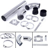 Kit tubi aspirazione power alluminio lucido universale per filtro aria sportivo