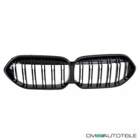 Set doppia barra griglia Nero Lucido per BMW Serie 2 F44 Grand Coupe