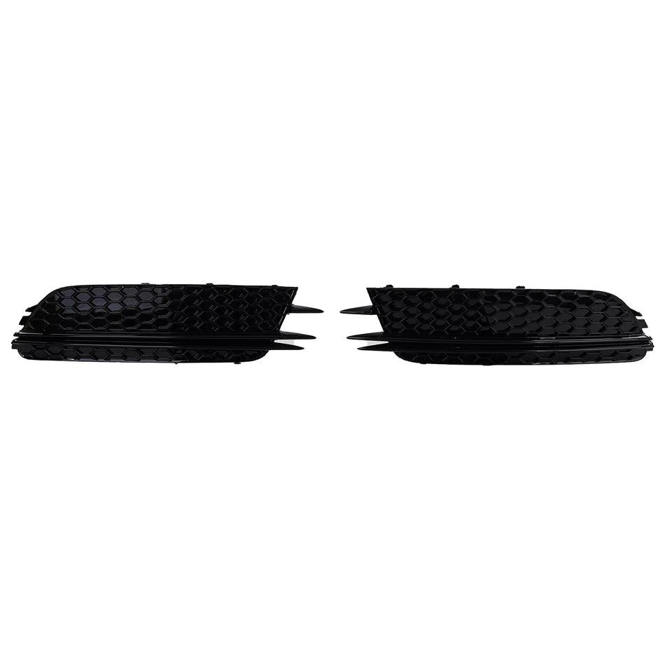 Griglia mascherine paraurti nido d'ape lucida per Audi A6 C7 11-14 senza S-Line
