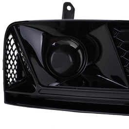 Griglia a nido d'ape mascherine paraurti lucido per Audi A4 B9 15-19