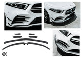 AERO FLAPS NERO Anteriore per MERCEDES W177 CLASSE A