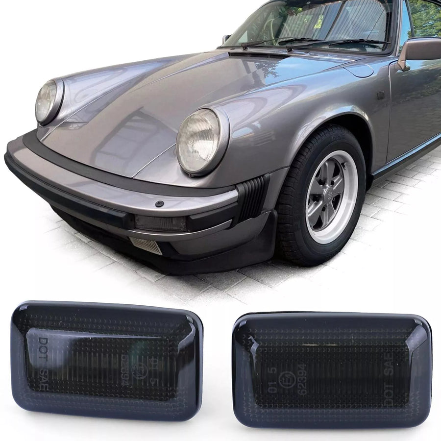 Frecce laterali a LED nere adatte per Porsche 959 964 968 993 924 944 911