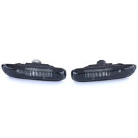 Coppia frecce laterali in vetro trasparente nero fumo BMW Serie 3 E46 98-03