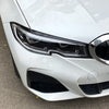 Parafanghi brutto sguardo nero lucido per BMW Serie 3 G20 G21 2019-2022 (