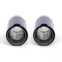 terminali sport carbonio nero adatti per BMW Serie 5 F10 F11 10-16