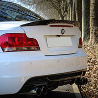 Spoiler POSTERIORE spoiler per BMW Serie 1 E82 Coupé LCI (Facelift) lucido