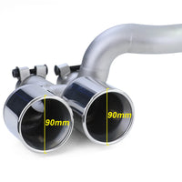 Terminale scarico duplex sport look conversione BMW F10 F11 520 525 528 530