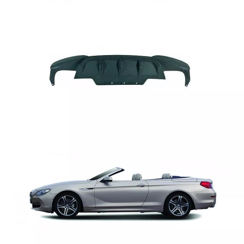 Diffusore Posteriore Nero per BMW Serie 6 F06 F12 F13 M Sport