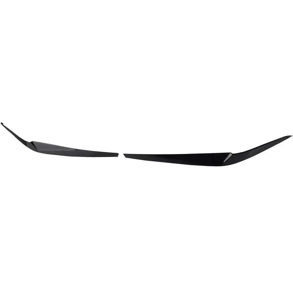 Mascherine fari malocchio nero lucido adatte, per BMW Serie 5 G30 G31 dal 17