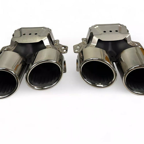 Diffusore + Terminali di Scarico 2X2 (CROMO) per MERCEDES C167 GLE COUPE