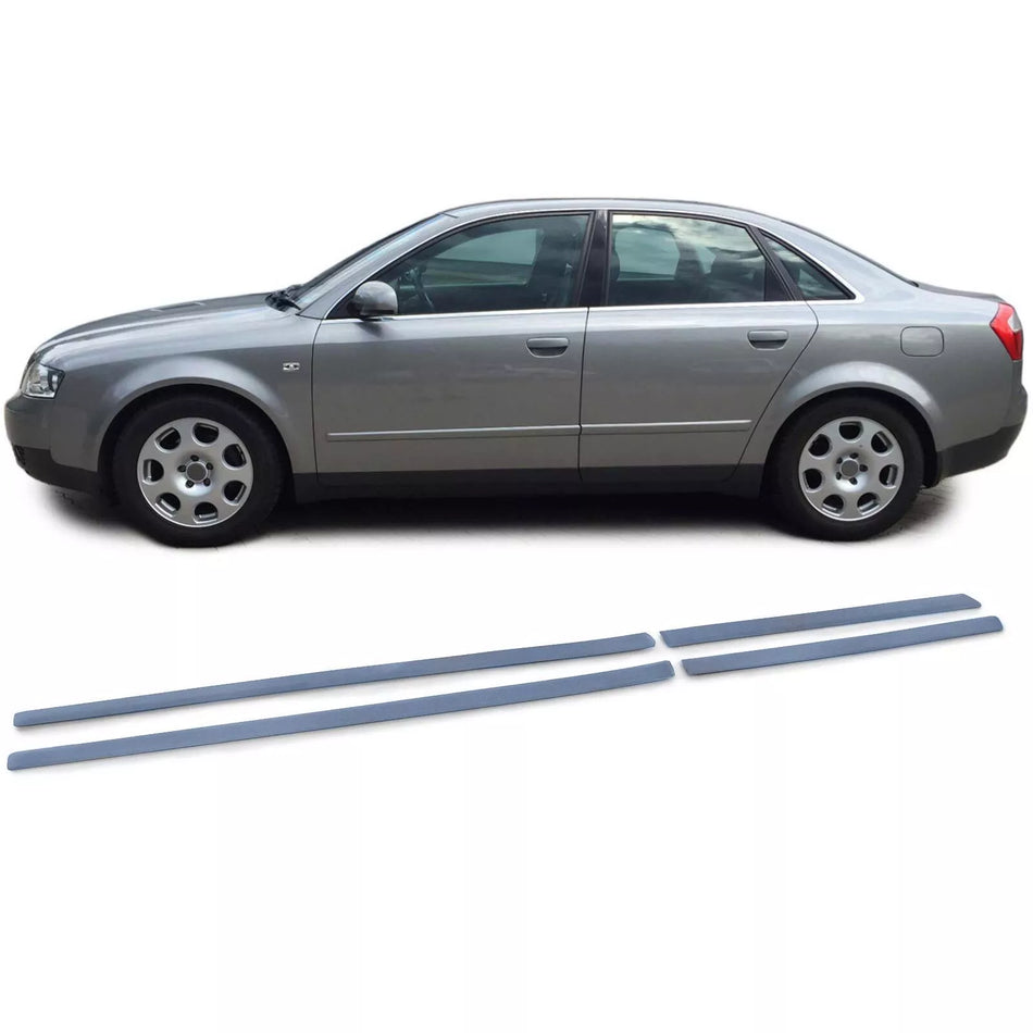 Modanature portiere paraurti set 4 pezzi adatte per Audi A4 B6 8E 00-04