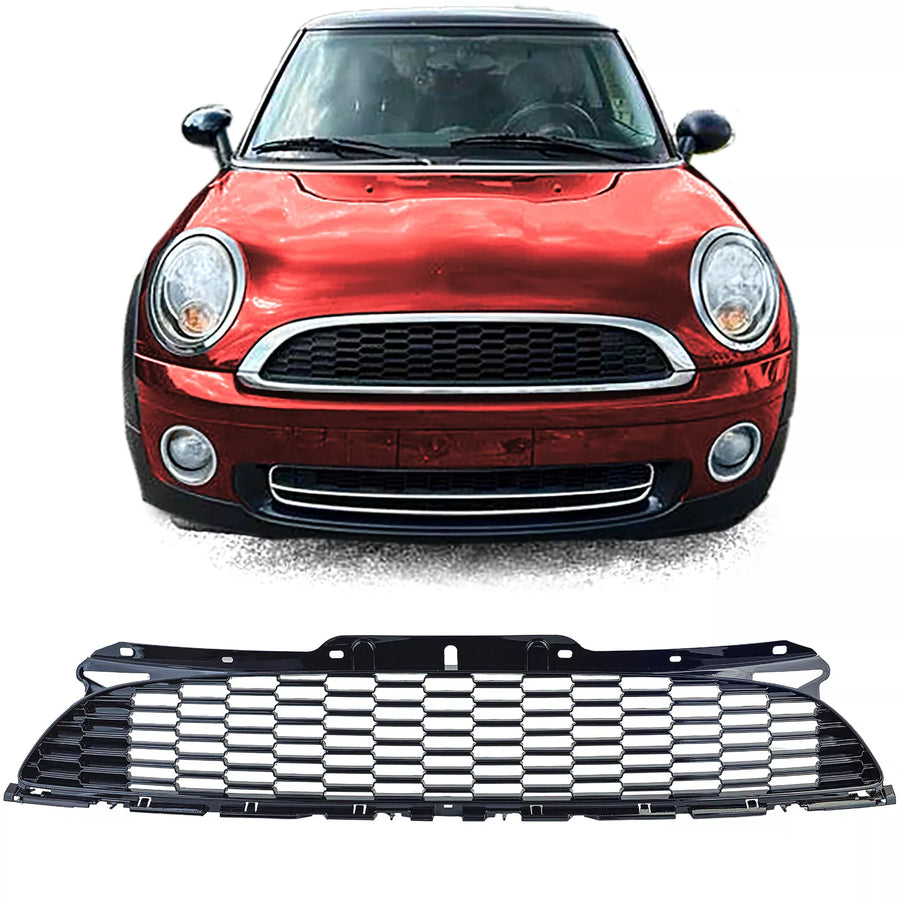 Griglia radiatore a favi nero lucido per Mini One Cooper JCW R56 R57 R58 R59