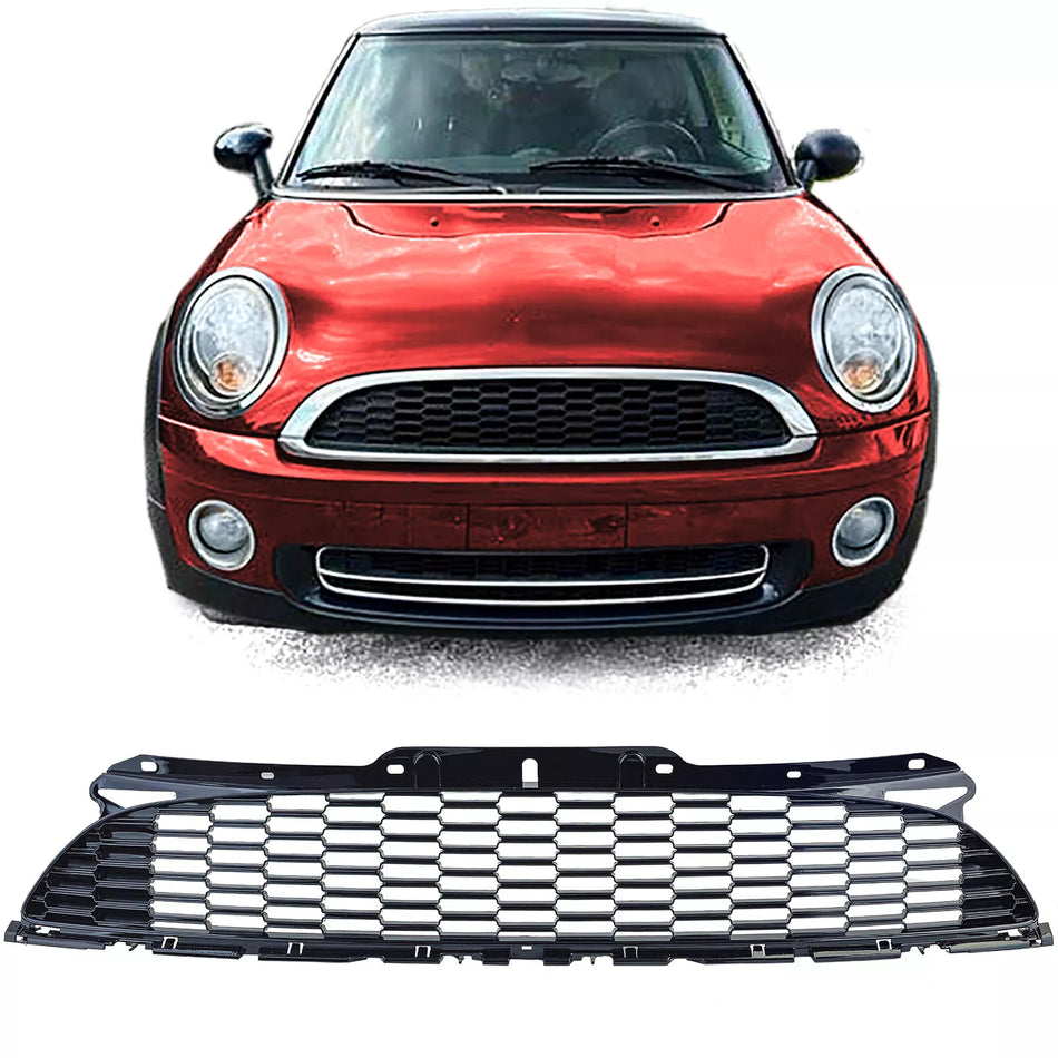 Griglia radiatore a favi nero lucido per Mini One Cooper JCW R56 R57 R58 R59