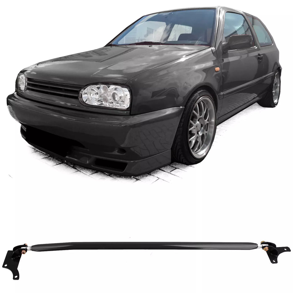 Barra cupola alluminio nera regolabile per VW Golf 4 + Bora 97-03