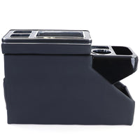 Console centrale con ripiani vano portaoggetti nero lucido pelle VW Bus T5 T6