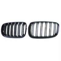 Griglia Sport doppia barra prestazioni lucida adatta, per BMW X5 E70 X6 E71