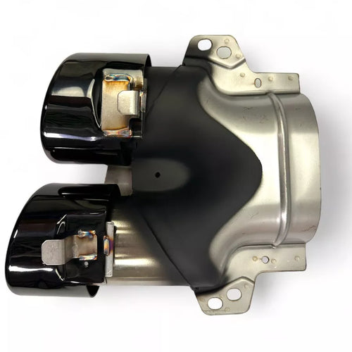 Diffusore + Terminali di Scarico 2X2 (NERO) per MERCEDES X257 C257 CLS