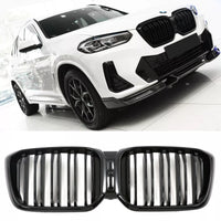 per BMW X3 X4 G01 G02 LCI GRIGLIA RADIATORE LUCIDA NERO