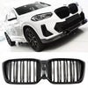 per BMW X3 X4 G01 G02 LCI GRIGLIA RADIATORE LUCIDA NERO