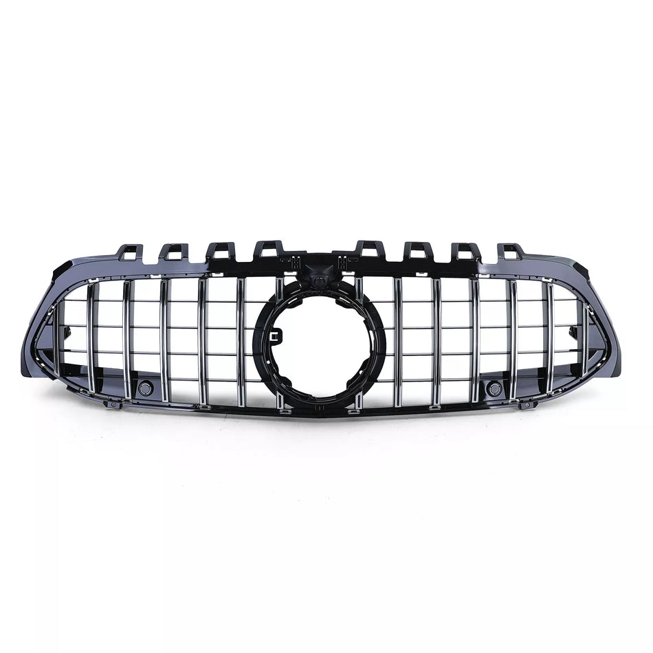 Griglia radiatore sportiva Nero cromo, per Mercedes Classe A W177 V177 dal 18