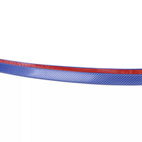 Lama Anteriore minigonne laterali universale flessibile 2,5 m x 5cm carbonio blu