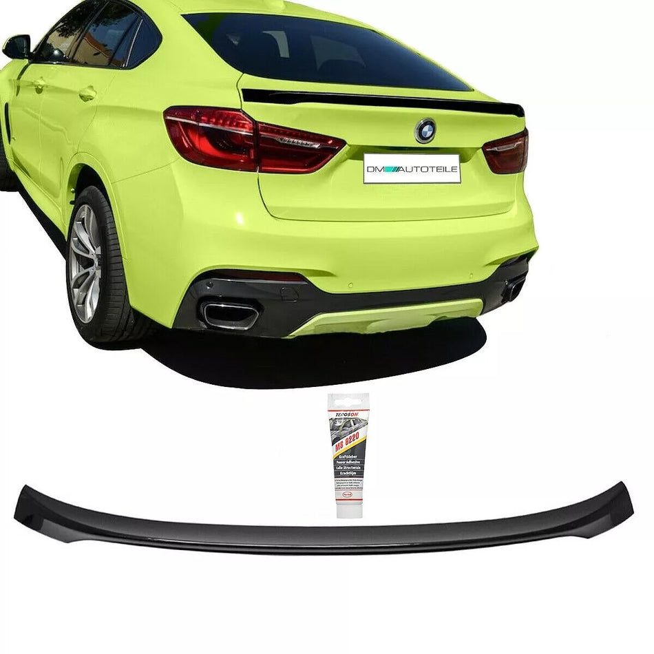 Spoiler Posteriore bagagliaio Nero Lucido per X6 F16
