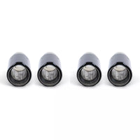 terminali 90 mm sport carbonio nero adatti per BMW Serie 5 F10 F11 10-16