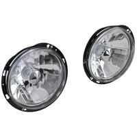 Faro proiettore in vetro trasparente cromato, per Mazda MX5 NA 90-98