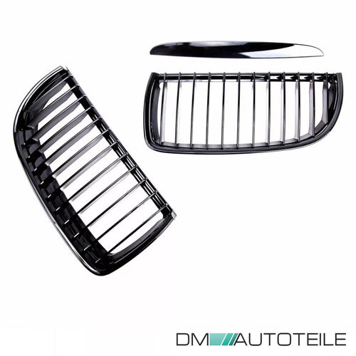 SET Griglia Nero Lucido per Serie 3 BMW E90 E91 2005-2008